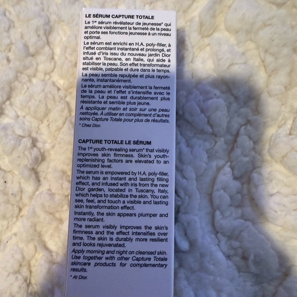 Dior Capture Totale Le Serum 1oz New - Picture 3 of 5